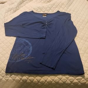 Vintage Harley Davidson Long Sleeve Shirt